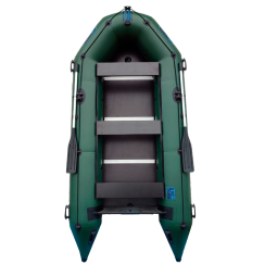 Надувний човен ПВХ кільовий Avalon ATK400 на вісім місць зі стаціонарним транцем