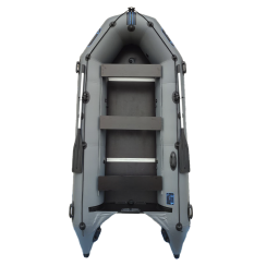 Надувний човен ПВХ кільовий Avalon ATK350 на шість місць зі стаціонарним транцем